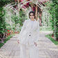Linea blazer set in off white