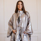 Waterproof coat in silver