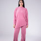 Velvet set in pink