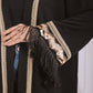 Black goldenia kaftan