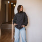 Tweed top in BLACK