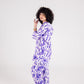 Purple tye-dye set