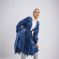 Mia silk kimono in blue