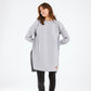 Sporty look top in grey