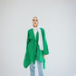 Sunny asymmetrical kimono in green