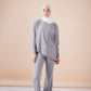 The velvet set in grey