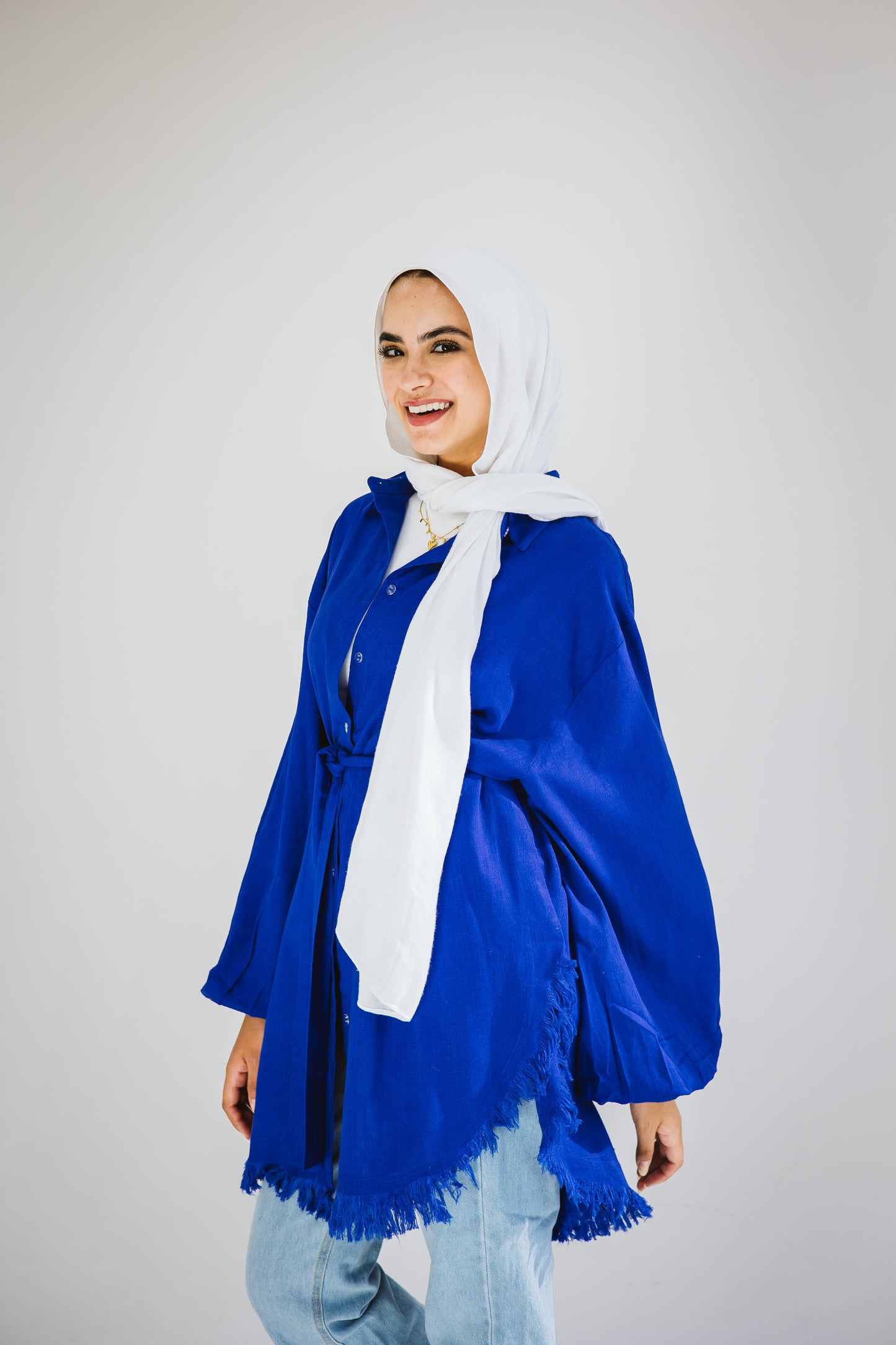 Blue kokta chemise