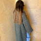 Knit cardigan in olive