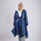 Mia silk kimono in blue