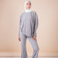 The velvet set in grey