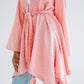 Sunny Asymmetrical kimono in pink