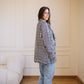 Tweed jacket in Black x White