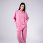 Velvet set in pink