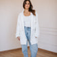Bubble jacket in white