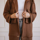 Bubble jacket in brown