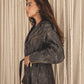 Zips&denim jacket in washed black