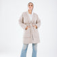 Daisy linen coat in beige