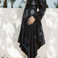 Asymmetrical dress in black
