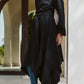 Asymmetrical dress in black