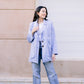 Linea blazer in baby blue