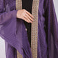 Dotted kaftan in purple