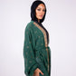 The crescent kaftan in green