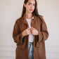 Bubble jacket in brown