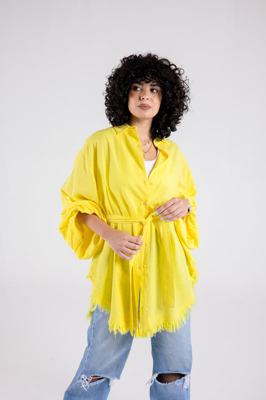 Kokta chemise in bright yellow