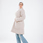Daisy linen coat in beige