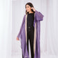 Dotted kaftan in purple