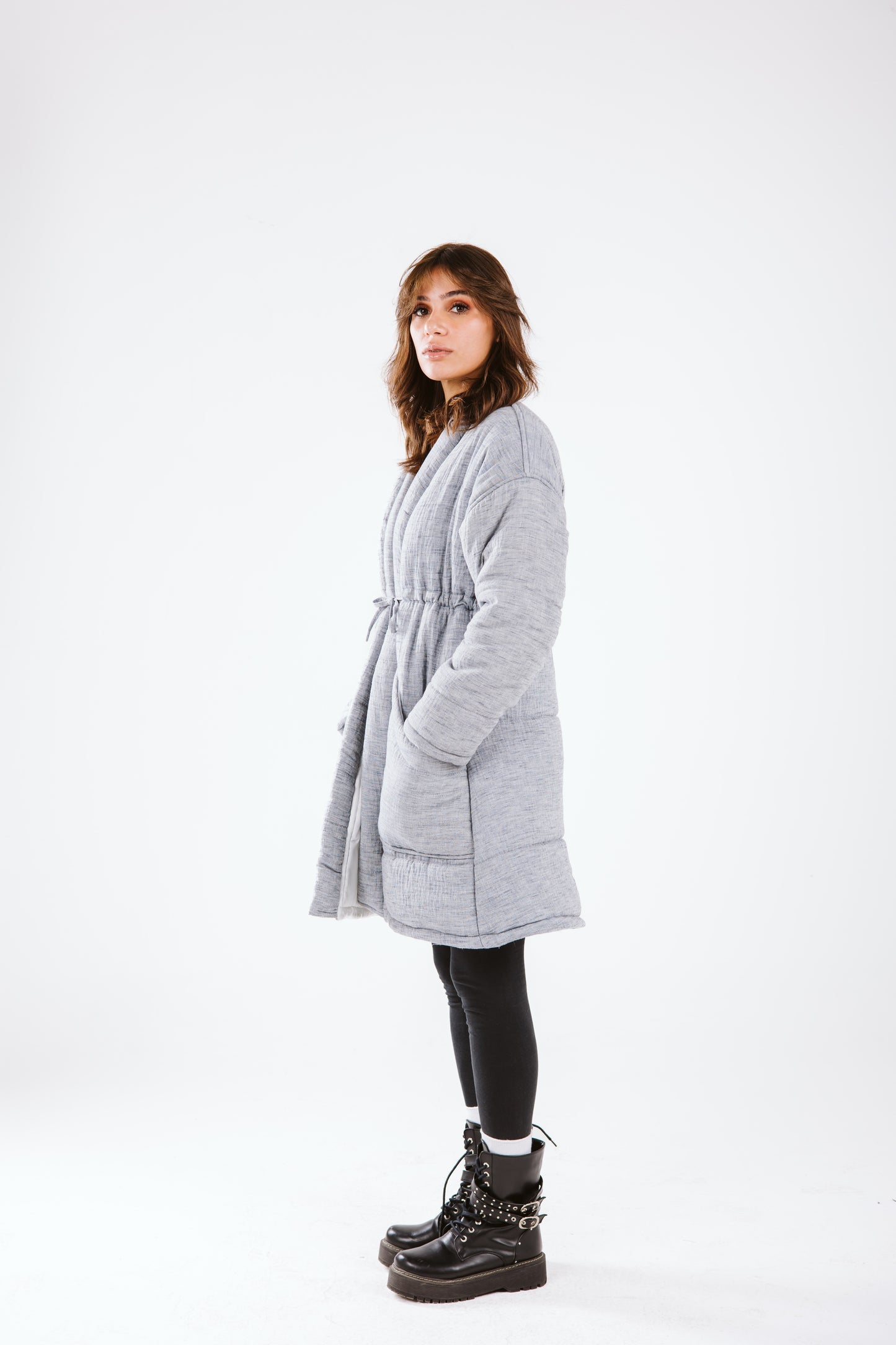 Daisy coat in grey