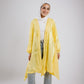 Mia silk kimono in yellow
