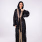The crescent kaftan in black