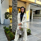 Zipper set in beige