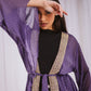 Dotted kaftan in purple