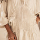 Crinkle weave sparkly top
