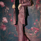 Shimmer blazer set in light purple