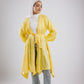 Mia silk kimono in yellow