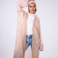 The crescent kaftan in powder pink