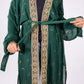 The crescent kaftan in green