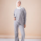 The velvet set in grey