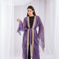 Dotted kaftan in purple