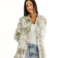 Crystal denim jacket in mint