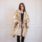 Waterproof coat in champagne