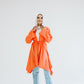 Sunny Asymmetrical kimono in orange