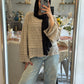 Lana knit top in cafe