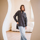 Tweed top in BLACK