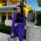 Zipper set in purple