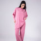 Velvet set in pink