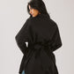Ribbon chemise in black